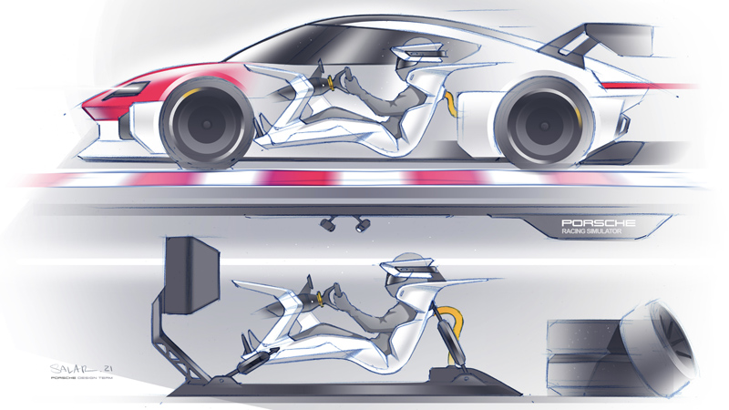 Porsche Mission R Electric Concept Study 2021 